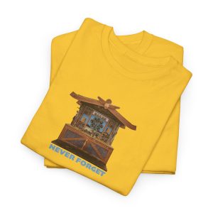 Hillsborough NC Bee Hotel - Never Forget - Logo T-Shirt - Unisex Heavy Cotton Tee