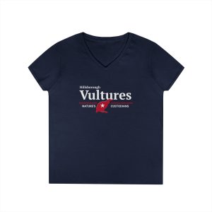 Hillsborough Vultures – Natures Custodians - Ladies' V-Neck T-Shirt