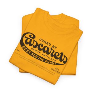 Cascarets Candy Cathartic - Best For The Bowels! Standard Logo - Unisex Heavy Cotton Tee