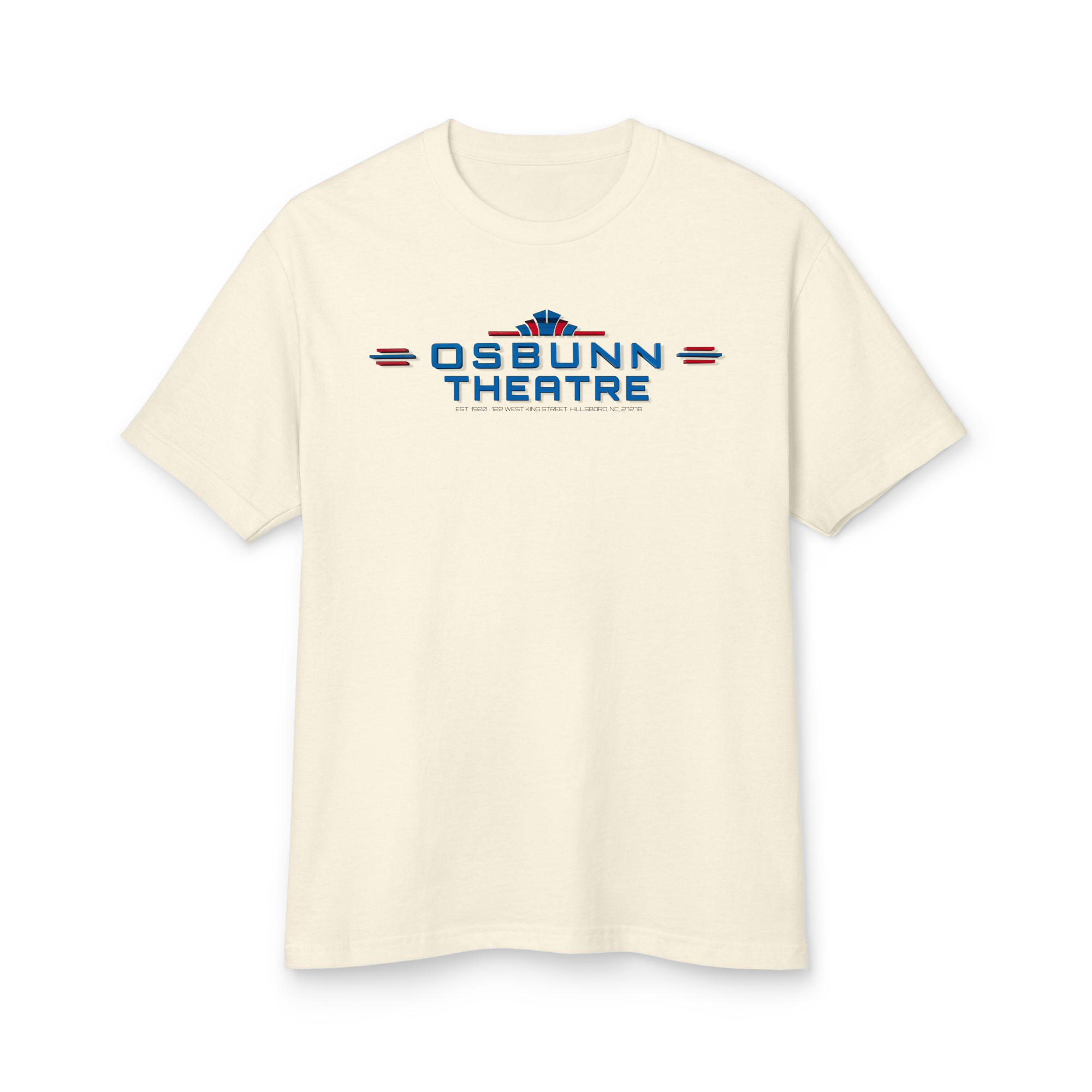 Osbunn Theatre - Hillsborough (Hillsboro), NC - Vintage Logo T-Shirt - Garment-dyed heavyweight cotton tee - Image 5