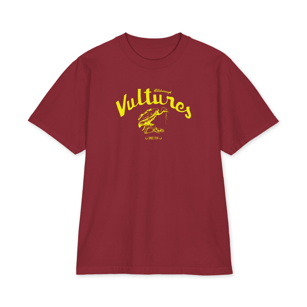 Hillsborough Vultures - NC - Blondie Style Debbie Harry - Yellow Print - Heavyweight short sleeve Shirt