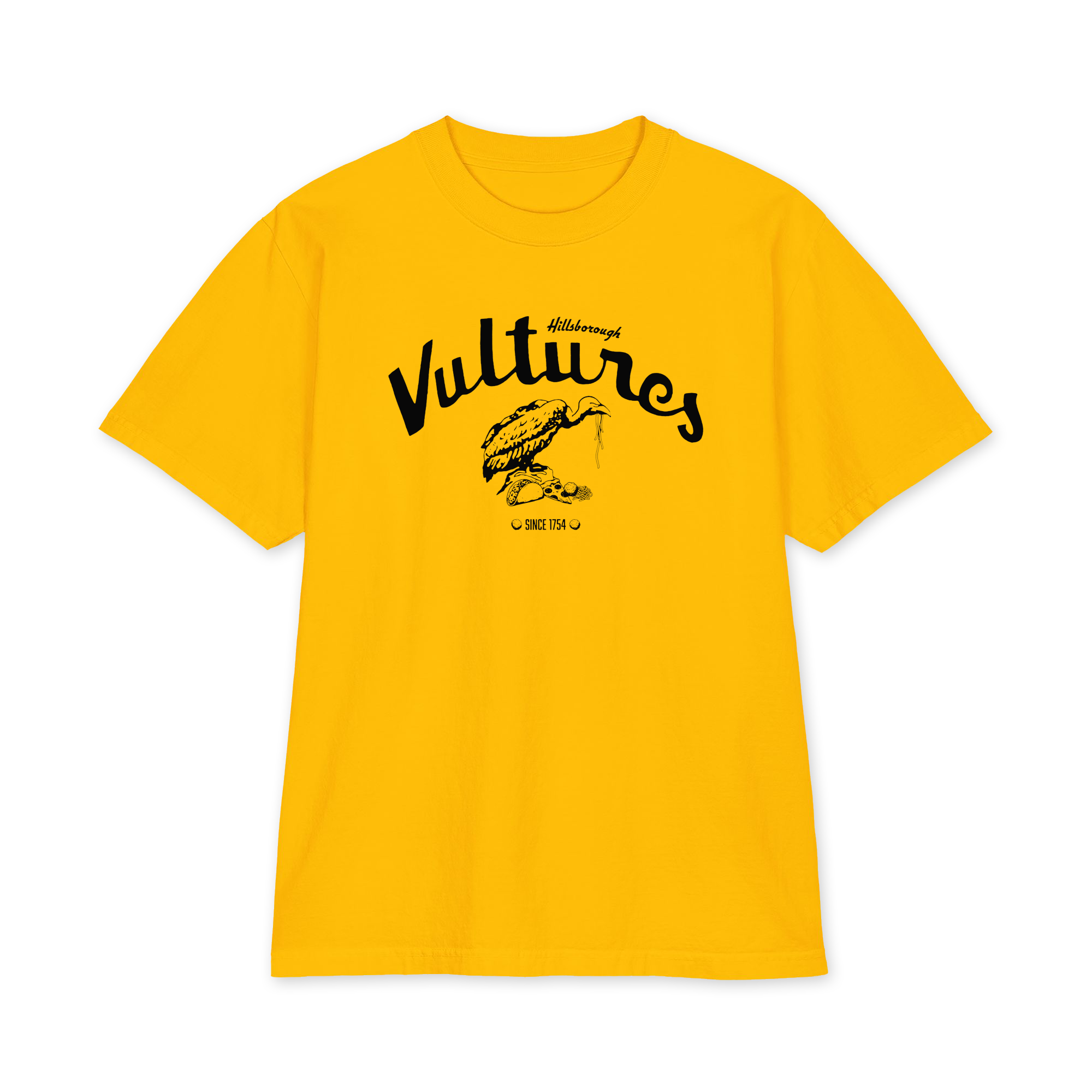 Hillsborough Vultures - NC - Blondie Style Debbie Harry - Black Print - Heavyweight short sleeve Shirt - Image 4