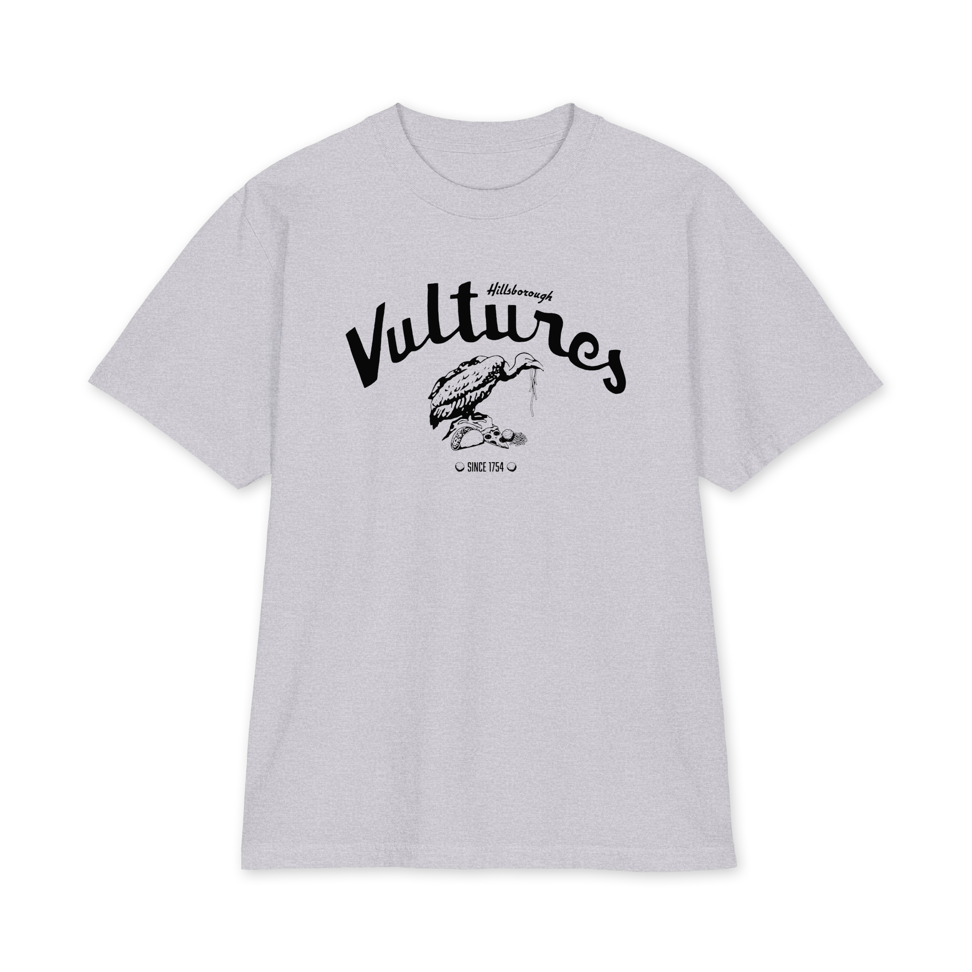 Hillsborough Vultures - NC - Blondie Style Debbie Harry - Black Print - Heavyweight short sleeve Shirt - Image 5