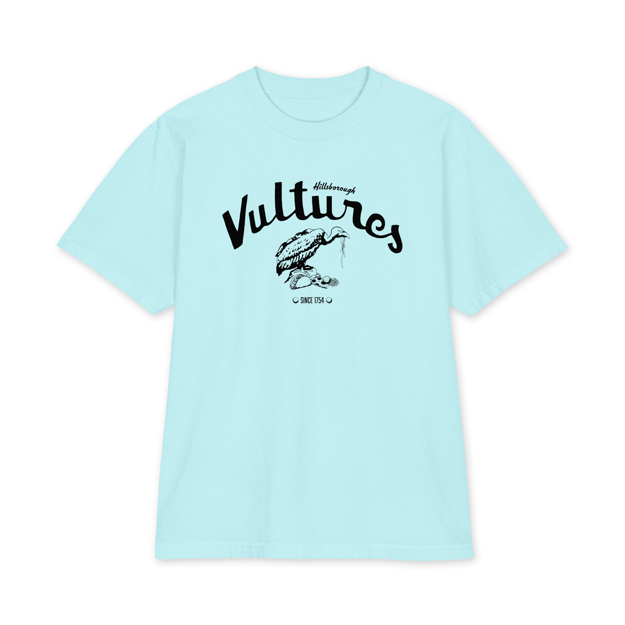 Hillsborough Vultures - NC - Blondie Style Debbie Harry - Black Print - Heavyweight short sleeve Shirt - Image 7