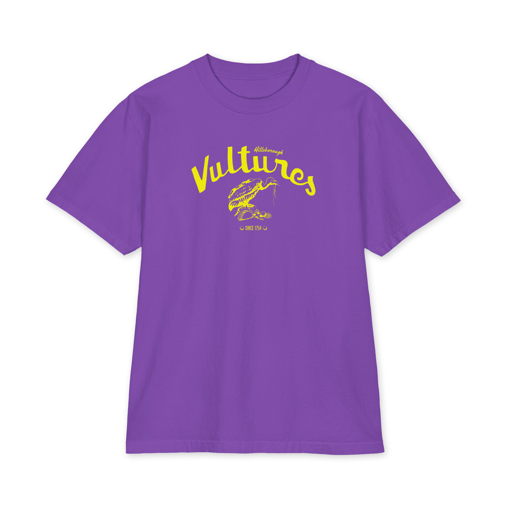 Hillsborough Vultures - NC - Blondie Style Debbie Harry - Yellow Print - Heavyweight short sleeve Shirt - Image 6