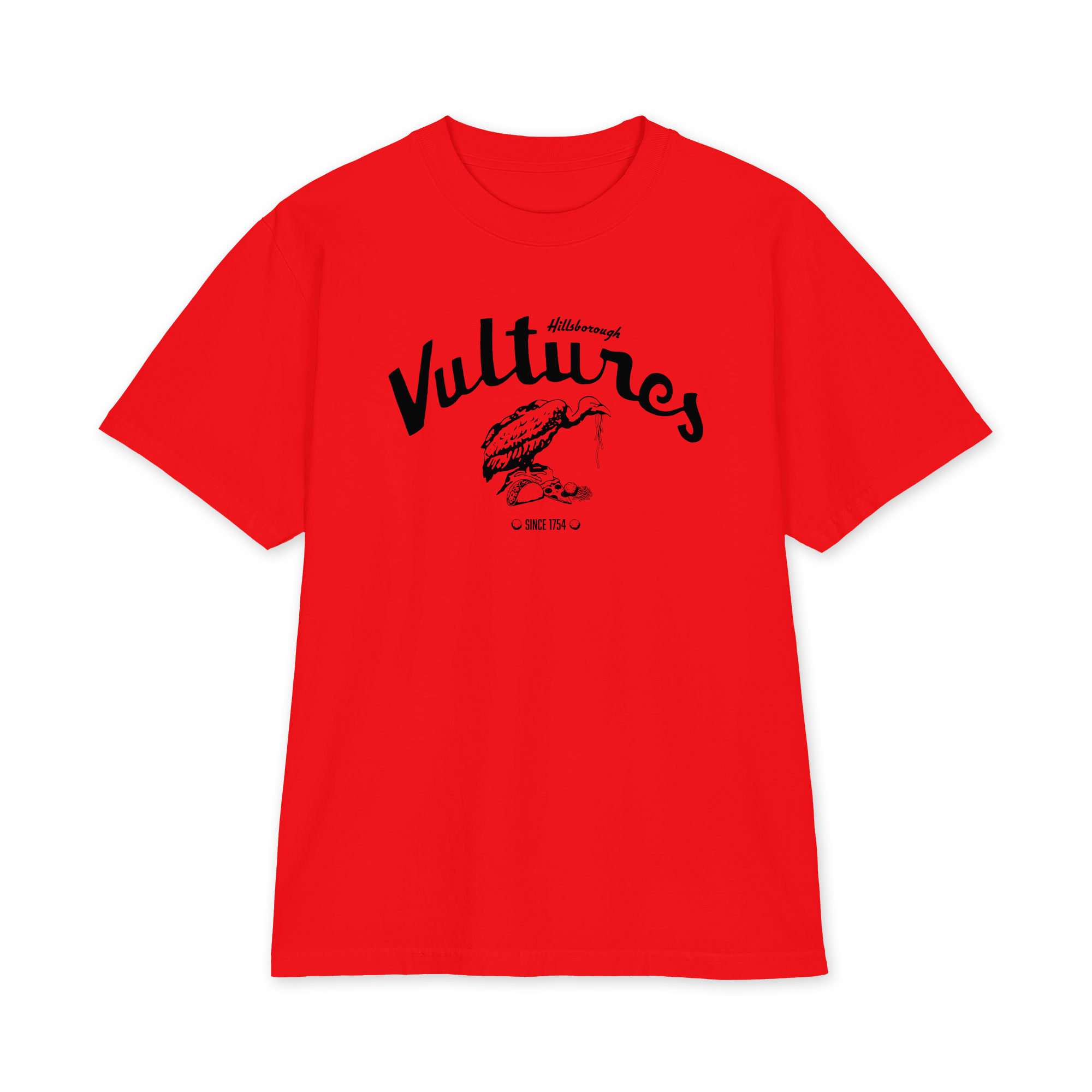 Hillsborough Vultures - NC - Blondie Style Debbie Harry - Black Print - Heavyweight short sleeve Shirt - Image 2
