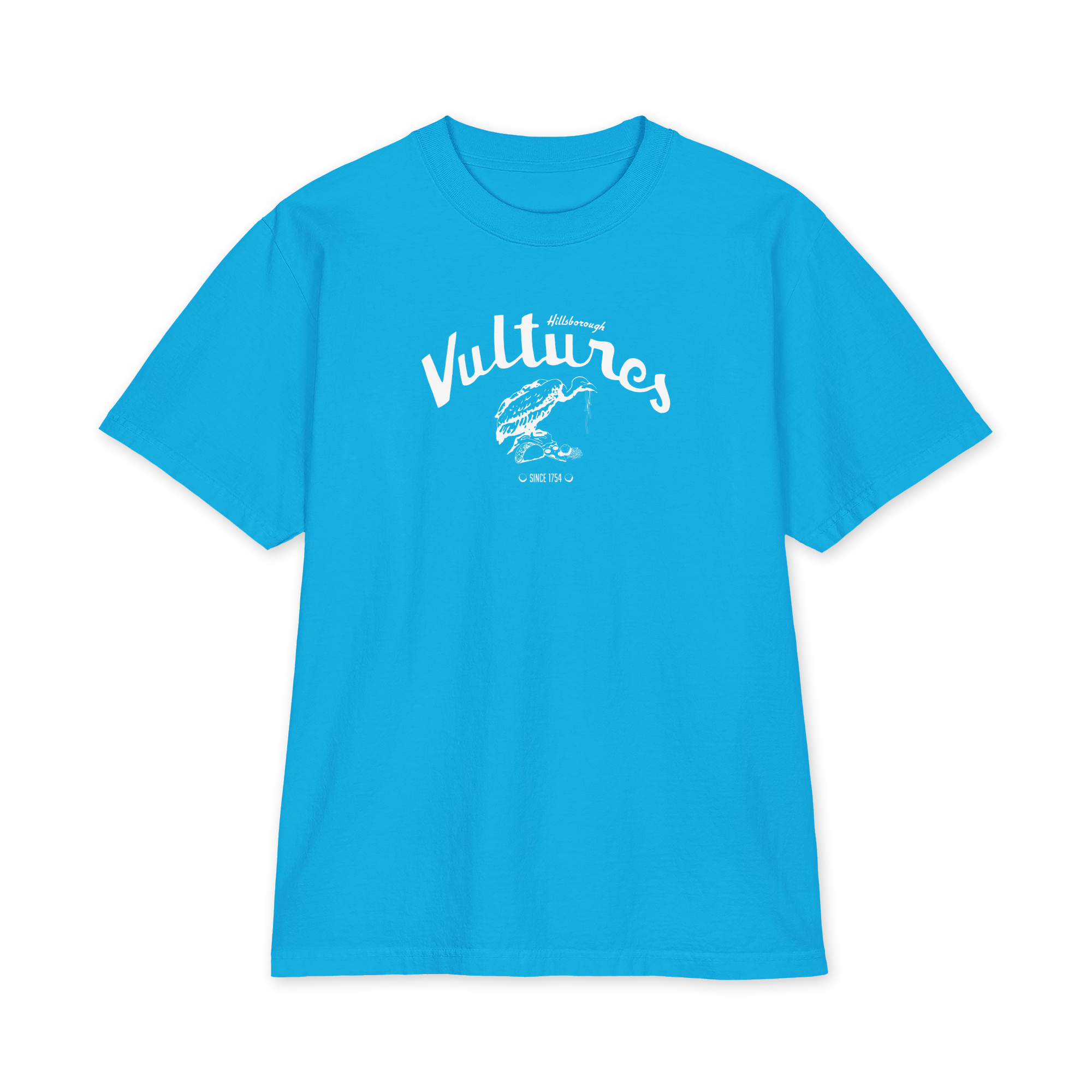 Hillsborough Vultures – NC – Blondie Style Debbie Harry - White Print Heavyweight T-Shirt - Image 12